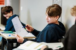 Notities uitwisselen tijdens de les technologische wetenschappen