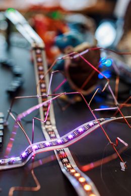 Close-upfoto van STEM-project