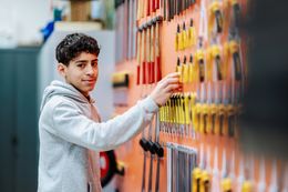 Foto van de studierichting 1B en 2B STEM-realisaties met ondersteuning wiskunde en Nederlands